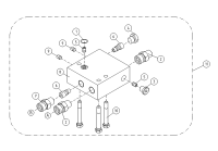 VALVE HOUSING+VALVES OUTRIGGER CYLINDER