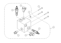 VALVE HOUSING+VALVES TELESCOPE CYLINDER