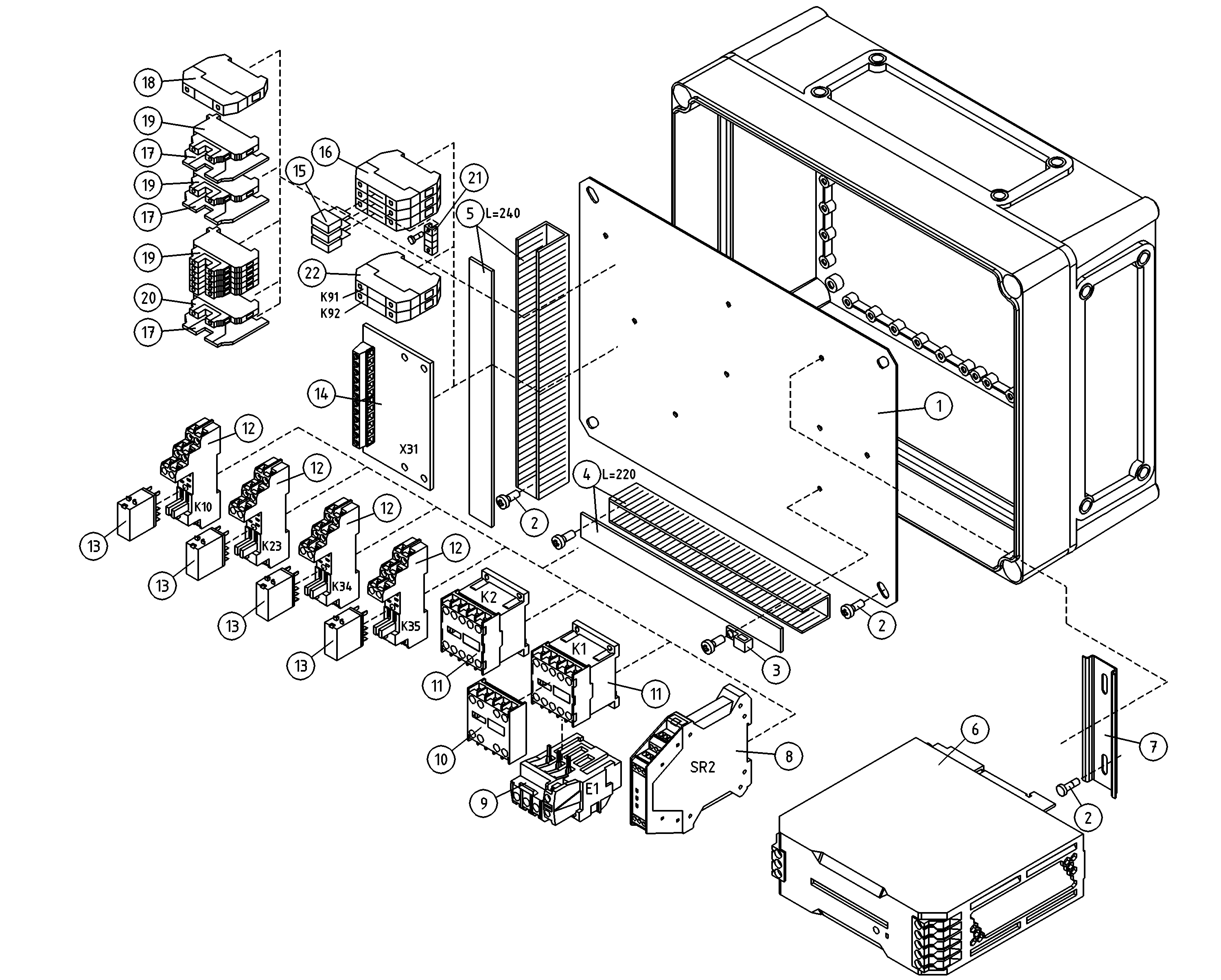 LCB-CENTRE - DINO 105TL Electrics - Dinolift